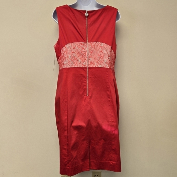 Antonio Melani Bianca Sheath Dress Valentine Pop of Sun Red 12 - Picture 2 of 10